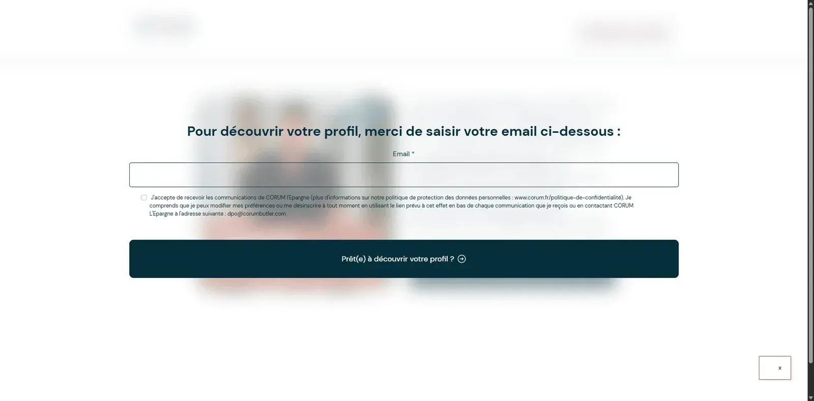 Test de personnalité « Quel épargnant êtes-vous ? » — écran 3