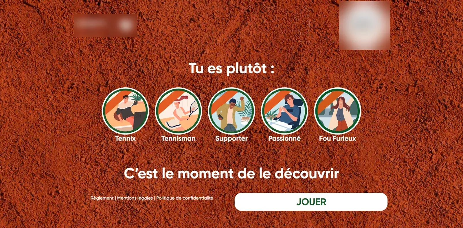 Quiz sur borne en magasin autour d’un grand tournoi de tennis — écran 3