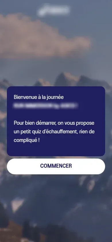 Quiz « swipe » pour la formation des vendeurs — écran 3