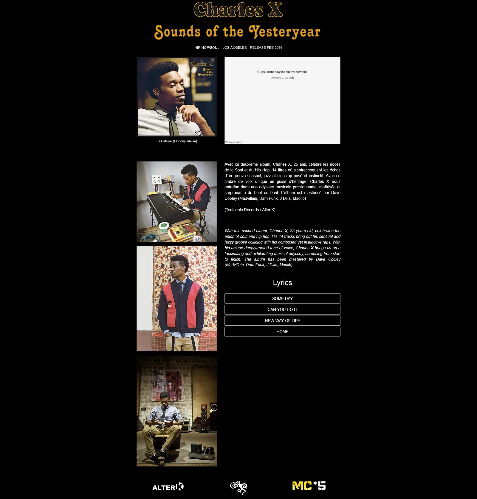 Electronic Press Kits pour un label de musique — écran 3