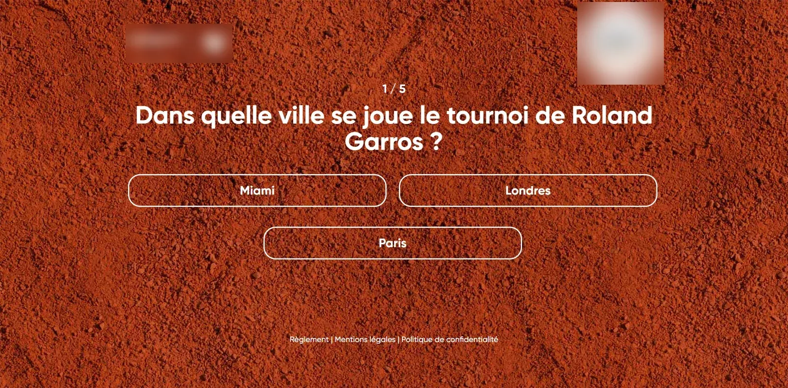 Quiz sur borne en magasin autour d’un grand tournoi de tennis — écran 4