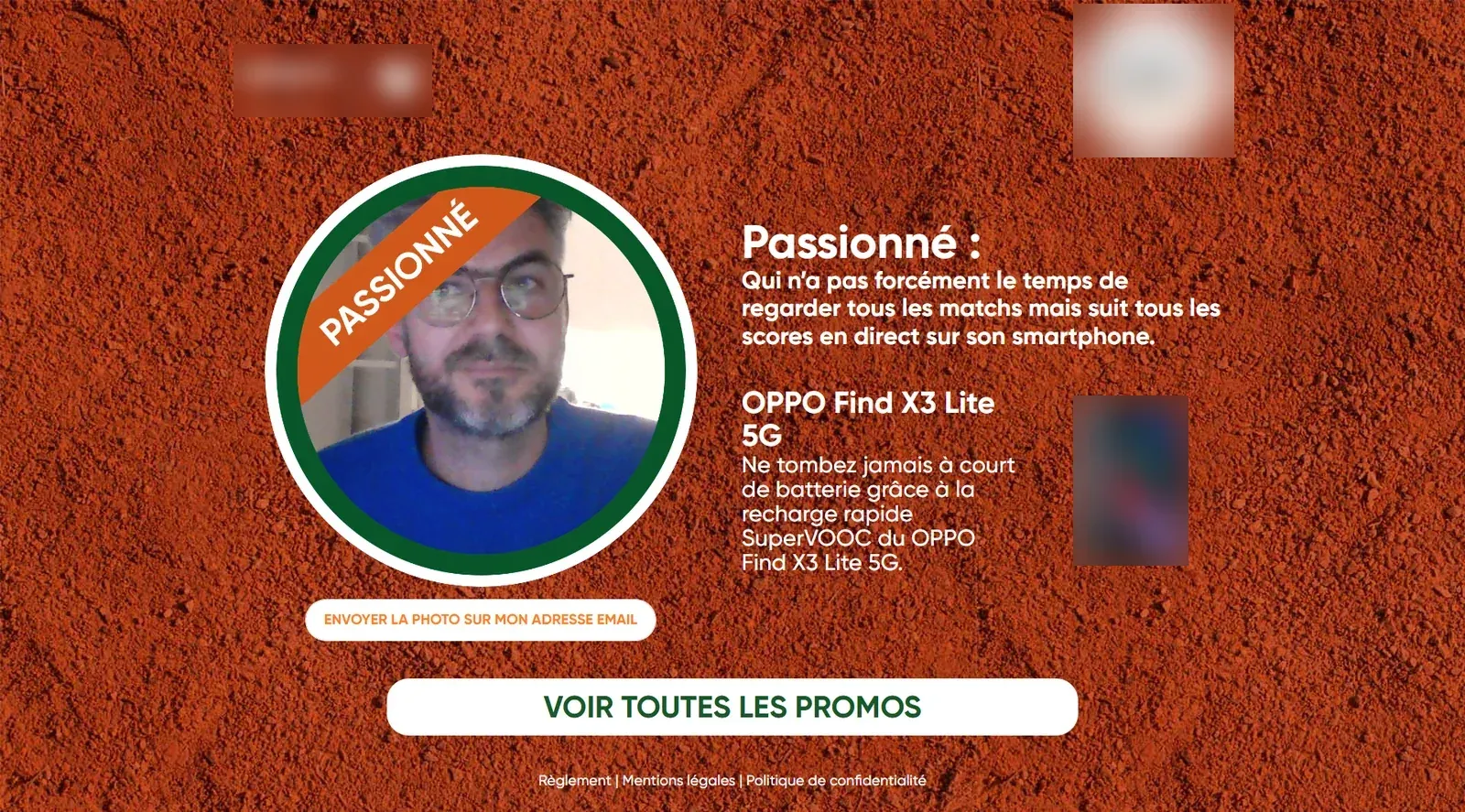 Quiz sur borne en magasin autour d’un grand tournoi de tennis — écran 5